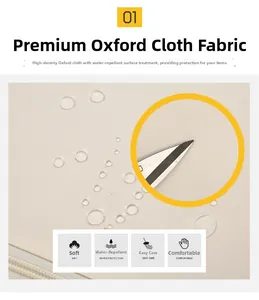 Dettaglio del tessuto Oxford impermeabile ad alta densità per zaino da viaggio