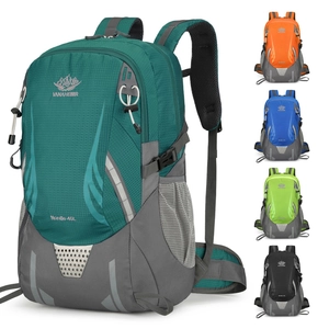 Professional Large Capacity Outdoor Hiking Backpack Water Resistant Nylon Daypack For Camping Trekking Travel Men Women Sports Bag