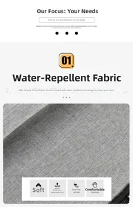 Detail der wasserdichten Oxford-Gewebe-Textur auf der tragbaren Lunchtasche