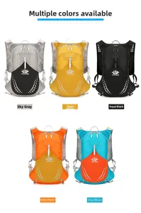 Sacs à dos de sport outdoor multicolores avec bandes réfléchissantes et bretelles mesh