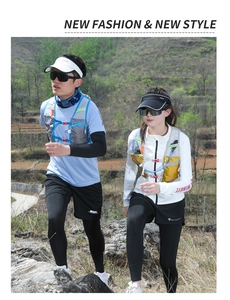 Outdoor hydration vest and sports gear set for cycling and mountain trail running