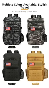 Zaino termico tattico in quattro colori con sistema MOLLE e dettagli patch bandiera USA