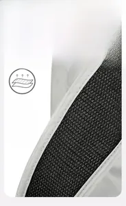 Ergonomic shoulder strap detail with breathable honeycomb mesh and adjustable design