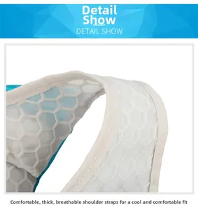 Détail de la bandoulière respirante avec rembourrage en mesh pour sac à dos plein air