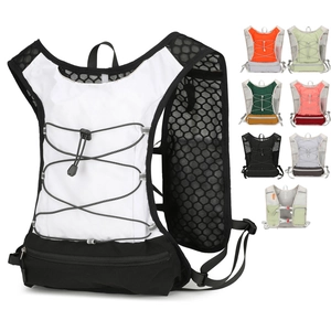Professionelle Leichte Nylon Trinkweste Wasserabweisender Sportrucksack Für Wandern Radfahren Marathon Trail Running Unisex Westentasche