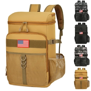Taktischer Isoliert Rucksack Große Kapazität Auslaufschutz Kühltasche Zum Wandern Camping Picknick Outdoor Spritzwassergeschützt Nylon Rucksack