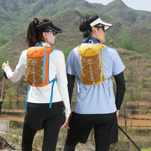 Lightweight outdoor running hydration vest backpack for trail running and mountain hiking