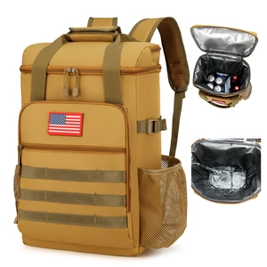 Taktischer Thermo-Rucksack mit wasserdichtem PEVA-Futter und Molle-System in Khaki