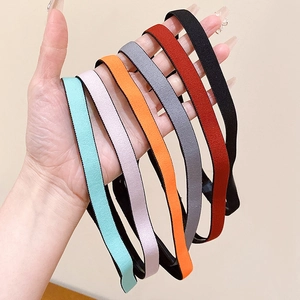 Bandeau de Sport Antidérapant Unisexe Haute Élasticité Bandeau Mince Pour Course Fitness Yoga Cyclisme Accessoire Cheveux