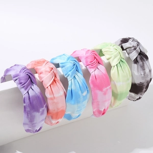 Böhmisch Batik Knoten Breiter Haarreif Stoff High Top Haarband Für Damen Mode Haarschmuck Gesicht Waschen Kopfschmuck