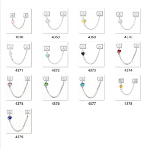 Roestvrij Staal Italiaanse Charm Armband Veiligheidsketting Modulair Schakel Hart Hanger Accessoire DIY Sieraden Voor Mannen Vrouwen