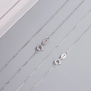 Cadena clásica de plata de ley S925 con cierre de reasa y artesanía fina italiana