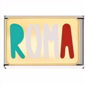 Nahaufnahme der Roma 9mm Modul-Link mit italienischen Flaggenfarben grün weiß und rot