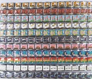 Colección de eslabones italianos de 9mm con flores de esmalte de colores e iconos de texto