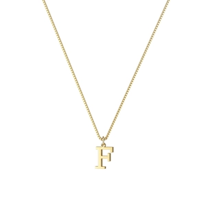 Collier Pendentif Lettre En Cuivre Plaqué Or 18K Mode Chaîne Vénitienne Alphabets Necklaces Pour Femmes Bijoux Cadeau Élégant