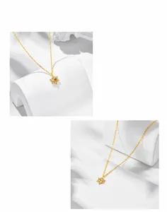 Detailansicht eines Sternanhängers aus S925 Silber mit Opal und goldener Beschichtung