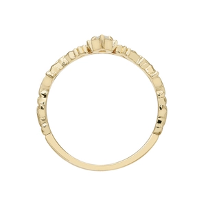 Exquisiter S925 Sterlingsilber Kronenring mit natürlichem Opal und Vergoldung
