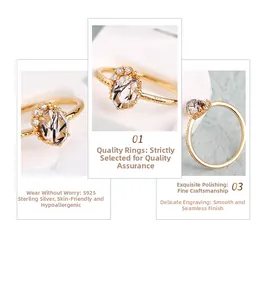 Detalle del anillo de plata S925 con cuarzo rutilado ovalado y diamantes laterales