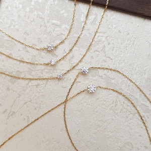 Minimalist S925 Sterling Silver Solitaire Bracelet For Women Round Zirconia Bezel Set Delicate Adjustable Chain Jewelry Gift
