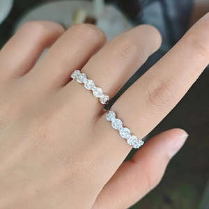 Bagues empilables en zircon doré et argenté pour femmes, ensemble de bijoux élégant et chic