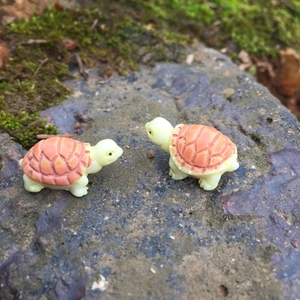 Miniature resin turtle figurines for moss micro landscapes and flower pot decor
