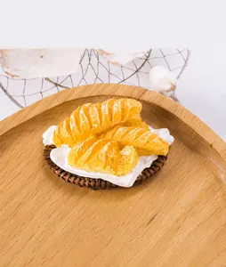 Realistische Durian-Fruchtfleisch-Miniatur aus Harz für DIY-Bastelarbeiten