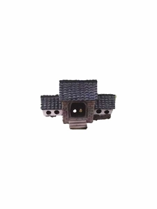 Miniature ancient city wall gate ornament for Chinese style bonsai and succulent decor