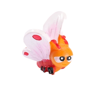 Cartoon style resin butterfly figurine for micro landscape DIY garden decor