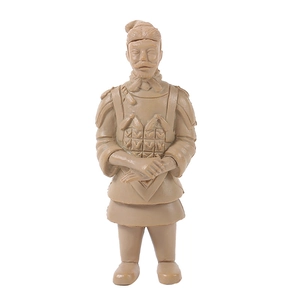 Miniaturfigur der Terrakotta Armee Qin Dynastie General für Schreibtisch und Mikrolandschaften