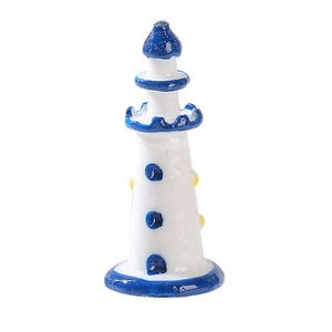 Miniatura di faro in vetro mediterraneo per acquario e decorazioni micro paesaggio
