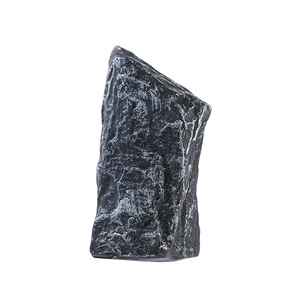 Natural black mountain stone for zen garden bonsai and micro landscape decor