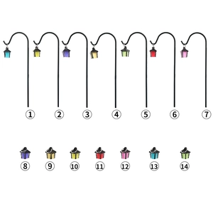 Lot de 14 lanternes de jardin miniatures avec crochets pour décoration de bonsaï et paysage