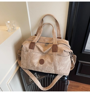 Borsa da viaggio su valigia in tela resistente con design di grande capacità