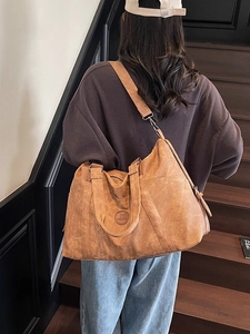 Borsa da Viaggio di Grande Capacità Borsa a Tracolla in Pelle PU Vintage Per Uomo Donna Leggera Borsa Sportiva Fitness Duffel Borsa Tote Porta Bagagli