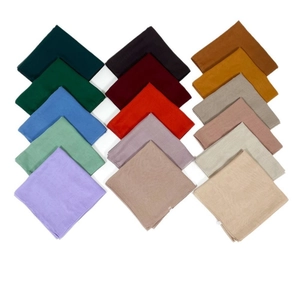Muslim pleated hijab headscarf collection with 18 colors for women in 2025 fashion