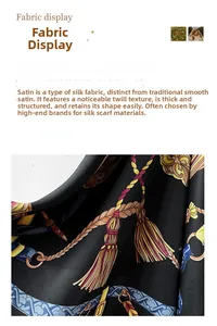 Detailed view of luxury silk satin fabric with elegant golden chain and rope pattern