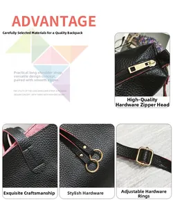 Detailed macro view of black pebble leather texture and smooth golden zipper on hand bag
