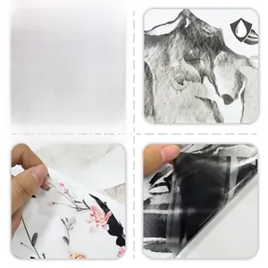 Waterproof landscape wall stickers showing detailed texture and original print quality