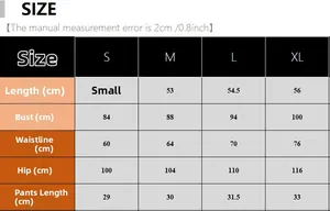 Size chart showing S-XL measurements for women's star print pajama camisole set