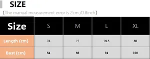 Detailed size chart for women's satin pajamas set with length and bust measurements