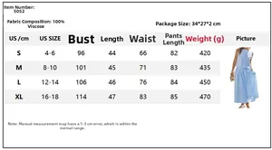 Guide des tailles détaillé pour ensemble haut rayé et jupe femme avec mesures