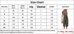Tableau des tailles pour combishort femme col V avec mesures poitrine et taille
