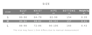 Guide des tailles de combinaison en dentelle avec mesures buste et hanches