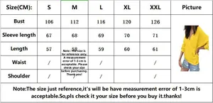 Detailed size chart for solid color long sleeve hoodie showing bust and length measures