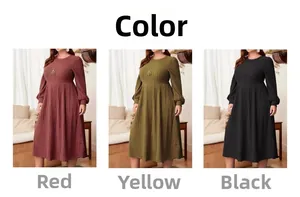 Comparison of plus size ribbed knit maxi dresses in burgundy, olive green, and black colors