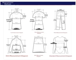 Detailed measurement guide chart for women's evening dress including chest and waist