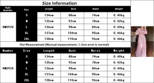 Detailed size chart for lavender pleated evening maxi dress with rhinestones from S to 2XL