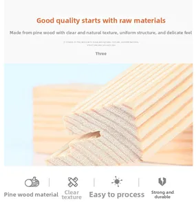 Macro view of solid pine wood texture with natural grain for premium photo frames