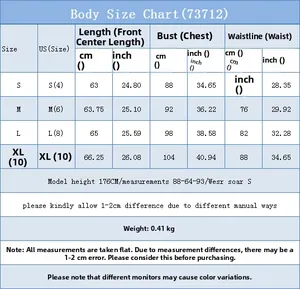 Body size chart for lace bubble sleeve dress showing measurements in cm and inches