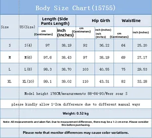 Tableau des tailles pour jeans slim en denim stretch avec mesures en cm et pouces